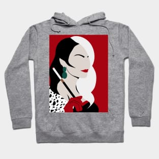 Minimalist Cruella De Vil Hoodie